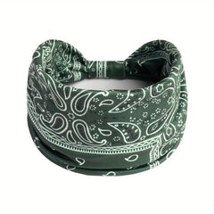 Boho Stretch Headband Wide Brim Yoga Sweatband Women Hair Accessory