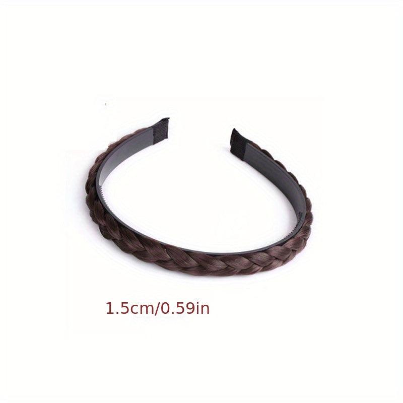 Braided Headband Retro Style Hair Band for Women
