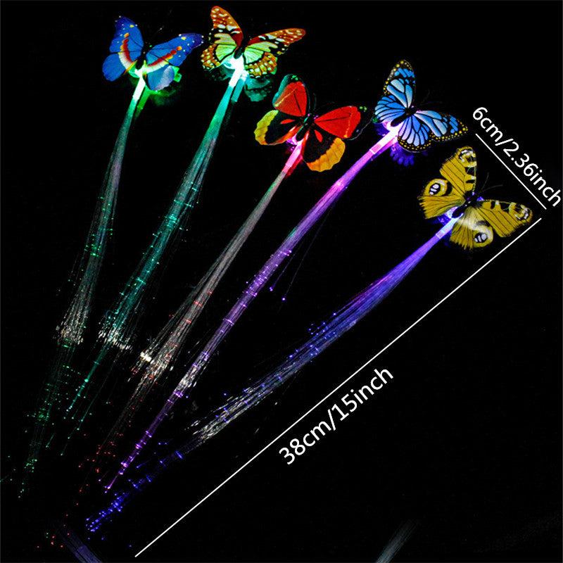 LED Flash Braid Glow Hairpin Girl LED Hair Pin Party Decorative Hairpin