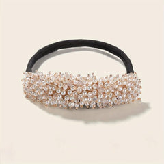 Rhinestone Bun Maker Hair Styler Jewelry Hair Styling Tool Ponytail Holder