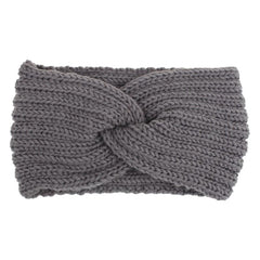 Chunky Headband Winter Knit Headwrap Women Turban Ears Warmer Headband