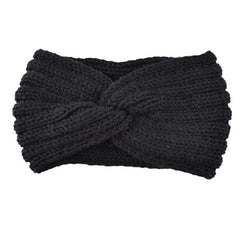 Chunky Headband Winter Knit Headwrap Women Turban Ears Warmer Headband