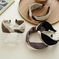 Women's Knotted Headband Turban Wide Hair Band