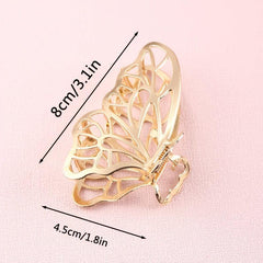 Vintage Butterfly Hair Claw Clip Hair Accessories