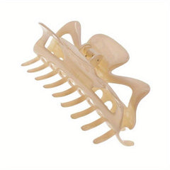 Large Amber Hair Claw Hollow Bow Hair Claw Vintage Hair Claw For Women Girls