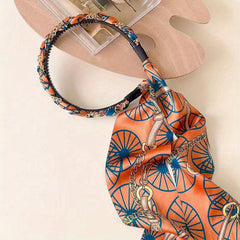 Vintage Long Ribbon Headband Satin Silk Hairband