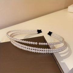 Faux Pearl Headband Hair Band Wedding Bridal Accessory