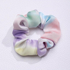 Fabric Large Gradient Scrunchie Hair Tie Hair Accessories