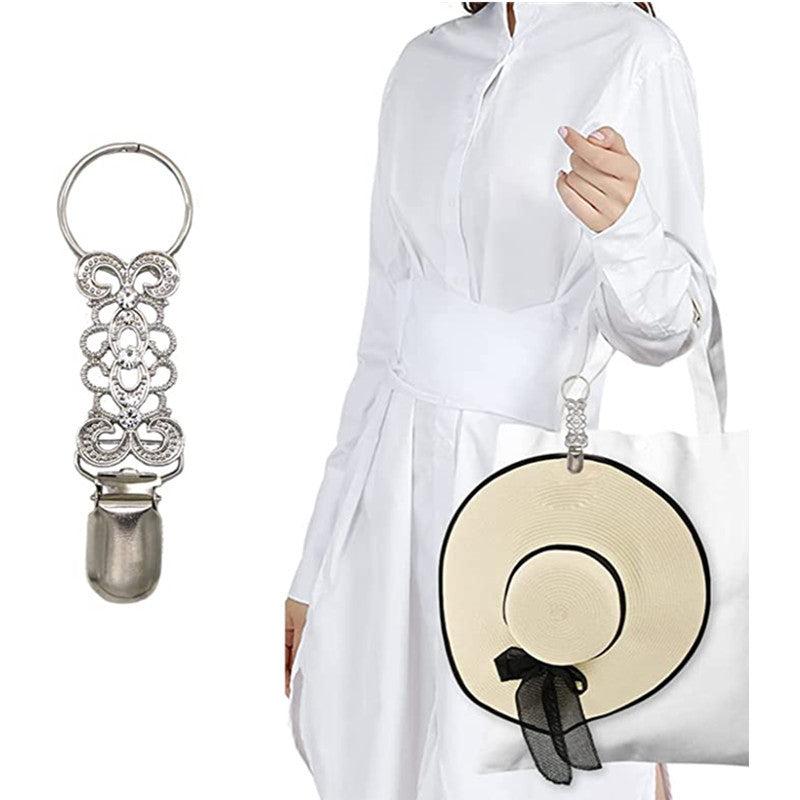 Alloy Hat Clip for Travel on Bag Top Tote Luggage