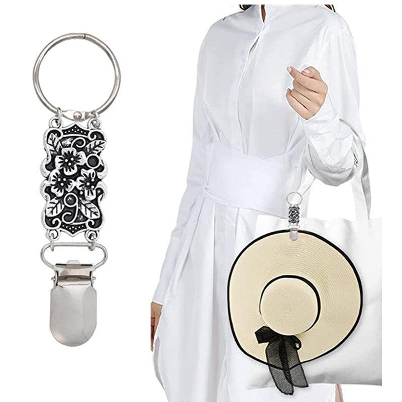 Alloy Hat Clip for Travel on Bag Top Tote Luggage