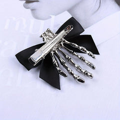 Halloween Ghost Hand Bone Hair Clip Punk Women Girl's Accessories