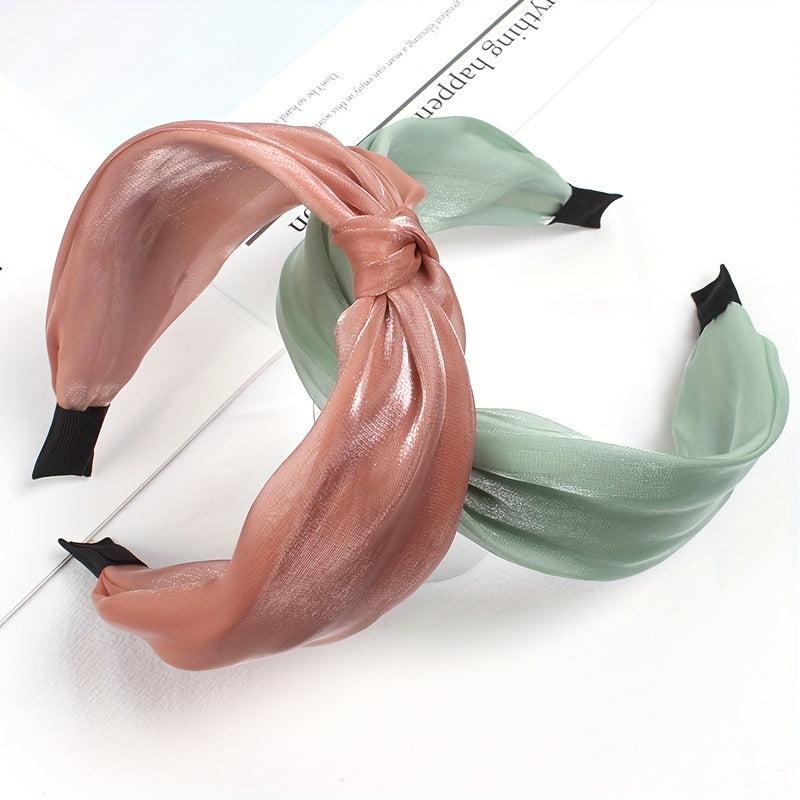 Gauze Headband Knotted Hair Band Sweet Head Hoop Hair Accessories