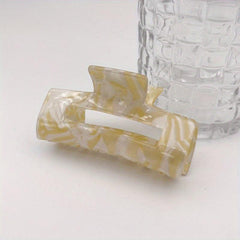 Acrylic Rectangular Hair Claw Back Hair Ponytail Hair Claw Gift for Women