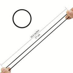 Soft Elastic Hair Bands for Girls - No Hair Damage - Seamless Thick Hair Rope
