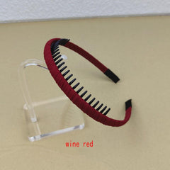 Floral Print Headband Teeth Fixed Hair Band Casual Hair Accessories