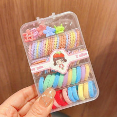 Colorful Hair Tie Set for Kids, Baby Ties, Rubber Bands