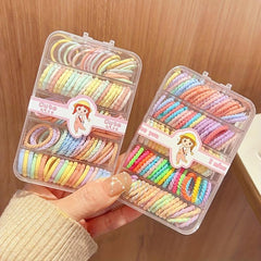 Colorful Hair Tie Set for Kids, Baby Ties, Rubber Bands