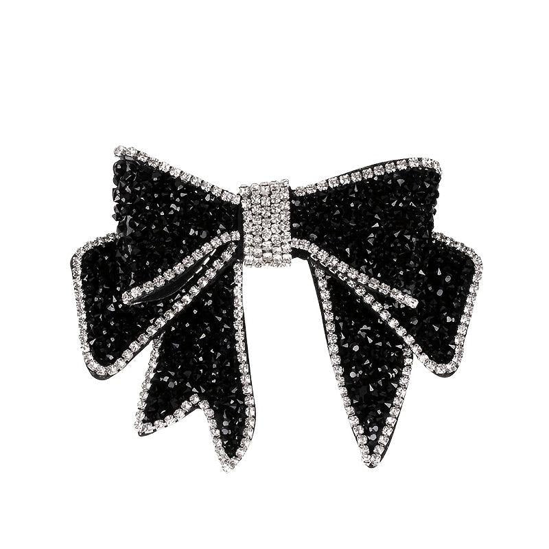 Vintage Rhinestone Hair Clip Barrette Hairpin