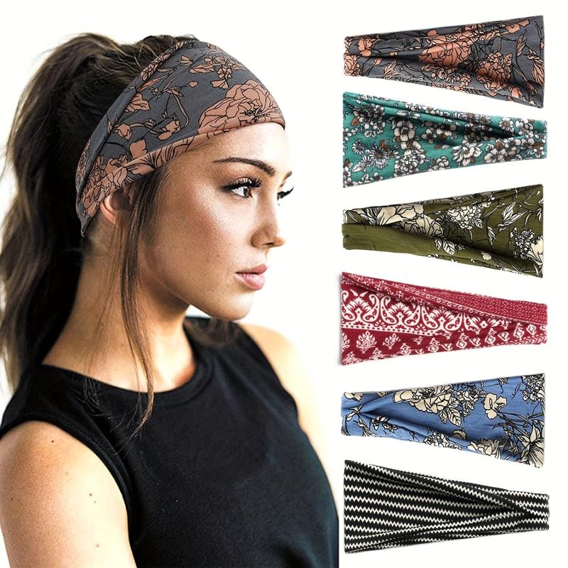 Boho Style Headband Elastic Bandana For Women