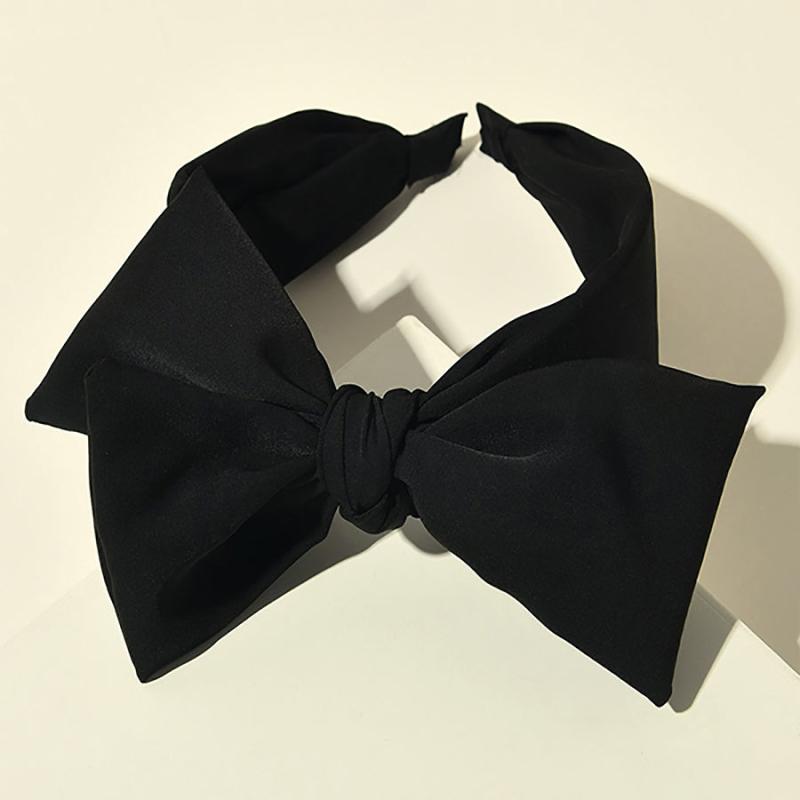 Sweet Solid Bow Knot Hairband Hair Accessories