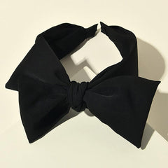 Sweet Solid Bow Knot Hairband Hair Accessories