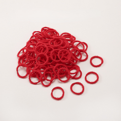 Chinese Year Red Hair Tie Elastic Ponytail Holder Hair Accessories