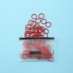 Chinese Year Red Hair Tie Elastic Ponytail Holder Hair Accessories