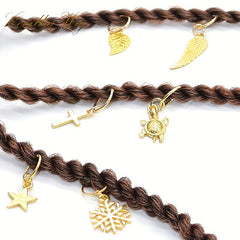 80 Pcs Hair Jewelry Rings Aluminum Dreadlocks Braid Rings Adjustable