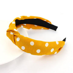 Polka Dot Criss Cross Headband Hair Accessories