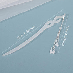 Classic Hair Pin Sticks Acetic Acid Tassel for Women