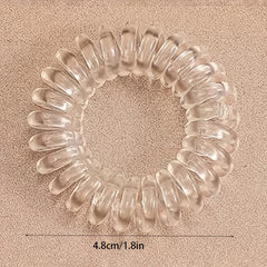 20pcs Spiral Hair Tie Elastic Hair Ring Hair Accessories