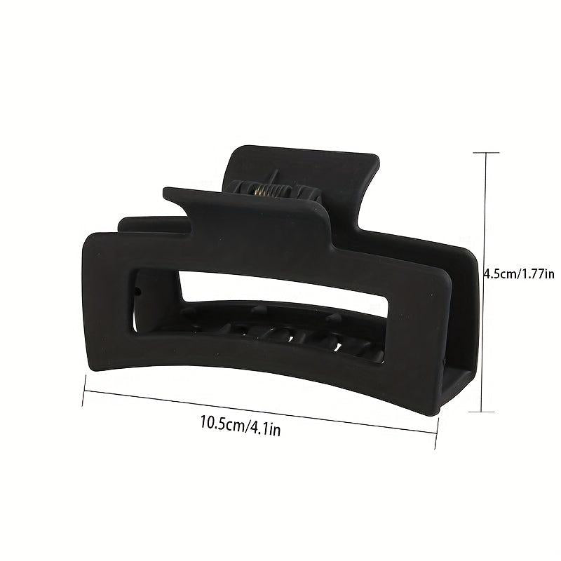 6PCS Frosted Matte Hair Claw Non slip Hair Accessories
