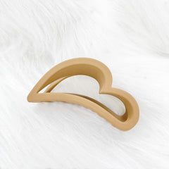 Heart Shape Hair Claw Frosted Hair Accessory