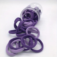 50pcs Elastic Hair Tie Candy Hair Ring Ponytail Holder Hair Accessories