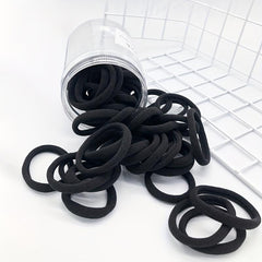 50pcs Elastic Hair Tie Candy Hair Ring Ponytail Holder Hair Accessories