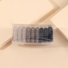 9pcs Spiral Hair Ties for Thick Hair, No Crease, All Hair Types