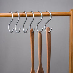 10pcs Stainless Steel Kitchen Storage Hooks Hangers