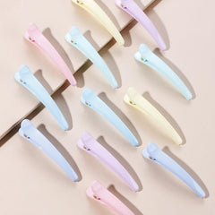 12pcs Plastic Hair Clips Candy Strong Hold Grip Hair Jaw Clip For Thick Hair