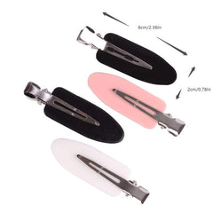8pcs No Bend Hair Clips Pin Curl Clips No Crease Barrette