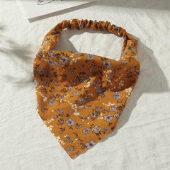 Floral Elastic Hair Bandanas Boho Turban Hair Band