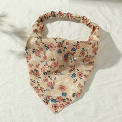 Floral Elastic Hair Bandanas Boho Turban Hair Band