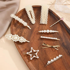 10pcs Pearl Barrettes Hair Clip Bridal Hair Accessories