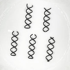 5pcs Spiral Hair Clip U Shaped Hair Styler Ponytail Bun Headwear Hairpin