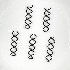 5pcs Spiral Hair Clip U Shaped Hair Styler Ponytail Bun Headwear Hairpin