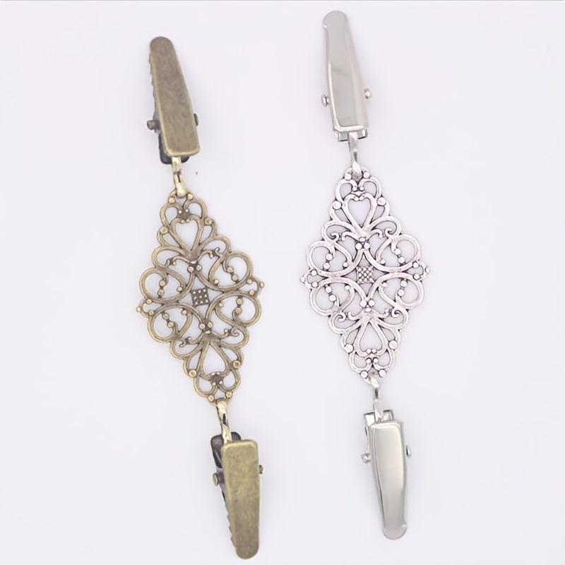 Antiqued Shawl Clip Stylish Clothes Clip Brooch