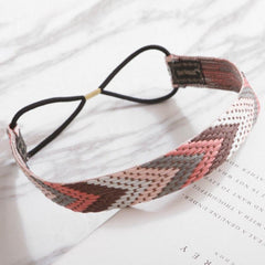 Boho Headband Headdress Braided Headwear for Women