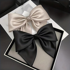 Satin Bowknot Hair Clip French Clip Hair Accessories