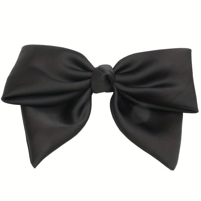 Satin Bowknot Hair Clip French Clip Hair Accessories