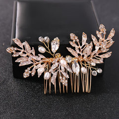 Bridal Vintage Headpiece Crystal Hair Comb