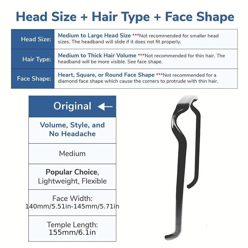 2pcs Skinny Headband Curly Hair Invisible Head Hoop Women Headdress